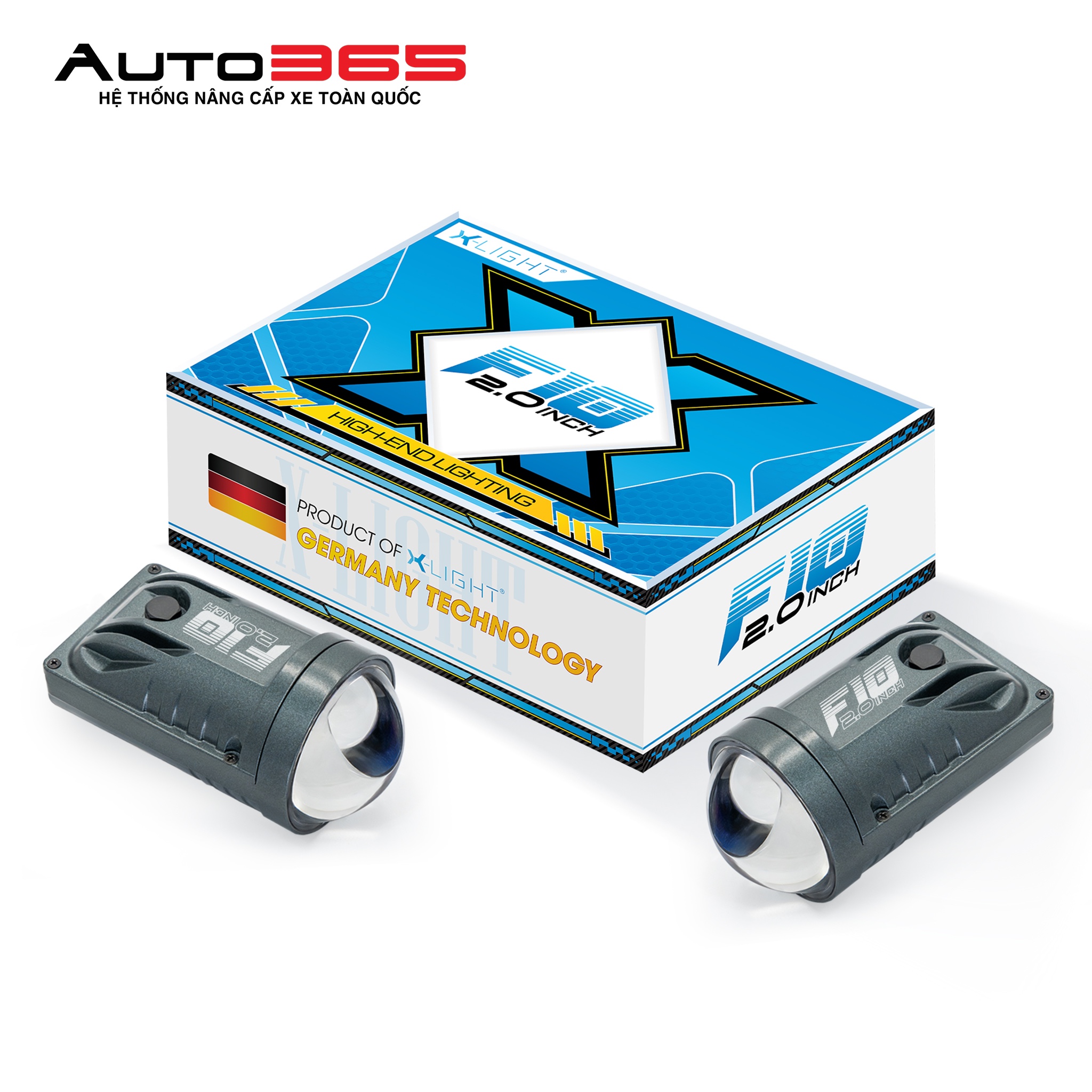 BI GẦM X-LIGHT F10 2.0 INCH MOTO